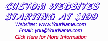 Click here for more information on our websites.