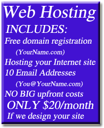 Click here for more information on our web hosting and what you get.